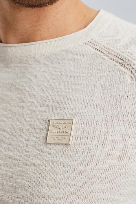 PME legend r-neck linen blend